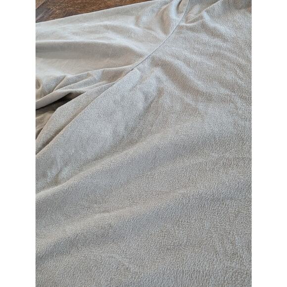 Women's shirt top size medium Worthington suede vneck soft brown EUC - Picture 3 of 6